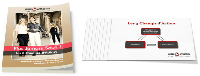 Les 3 Champs d'Action : Comment COMBINER la drague sur le terrain, la drague sur internet et ton cercle social pour séduire ENCORE PLUS de femmes EN ÉPARGNANT DU TEMPS !